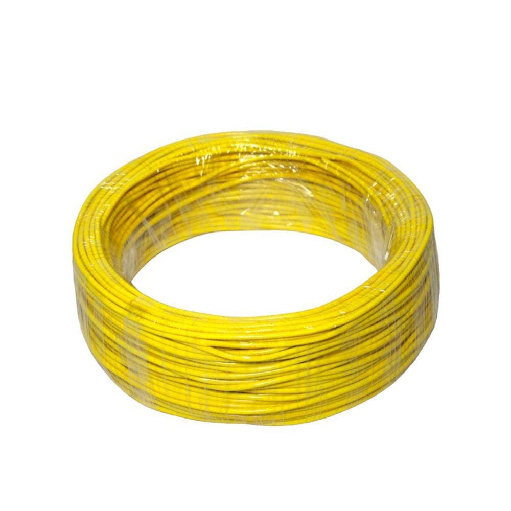 Fios e cabos 1,5 mm - Amarelo- 100 Metros Melhor escolha - NOVA ELETRO
