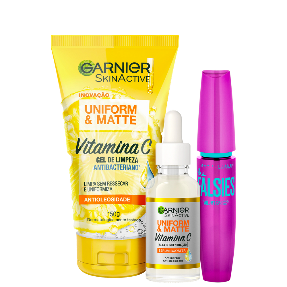 Kit Beleza na Web Volum`Express & Matte Vitamina C (3 Produtos)