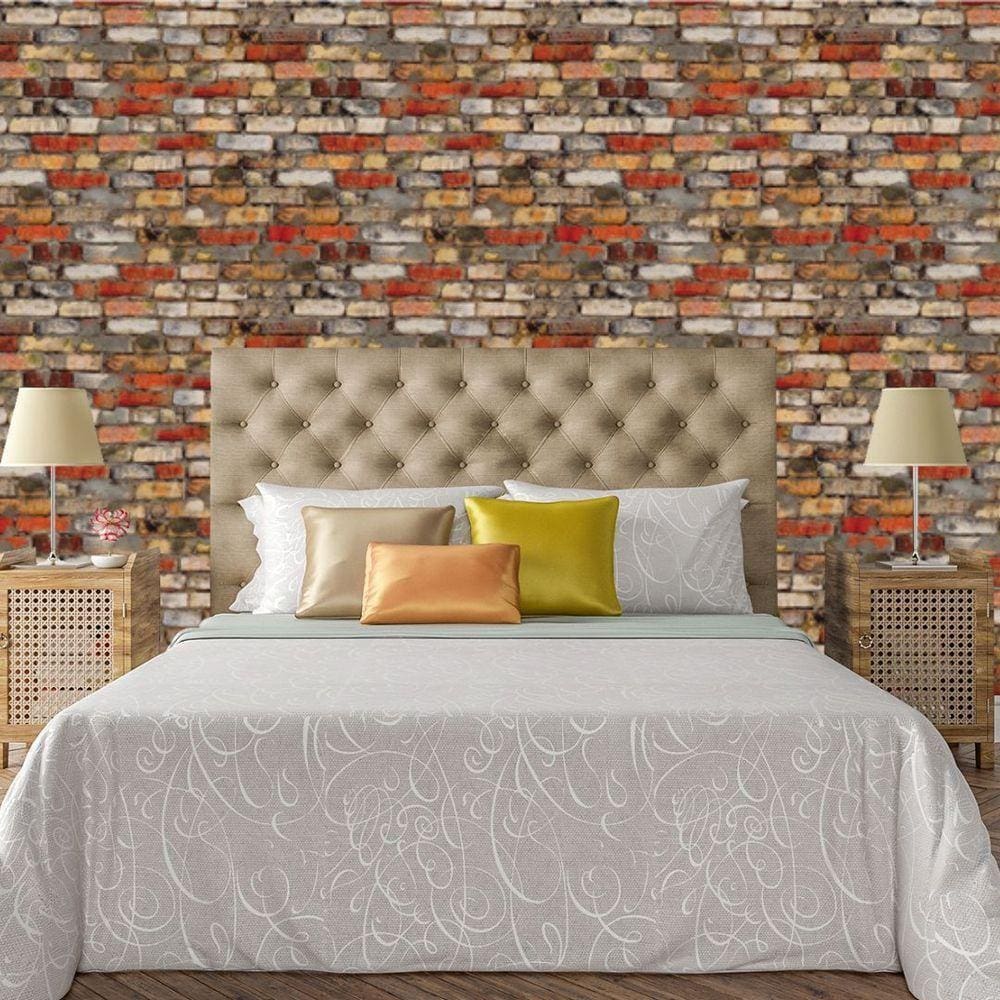 Papel De Parede Adesivo Tijolo Lavável Sala Quarto Cozinha