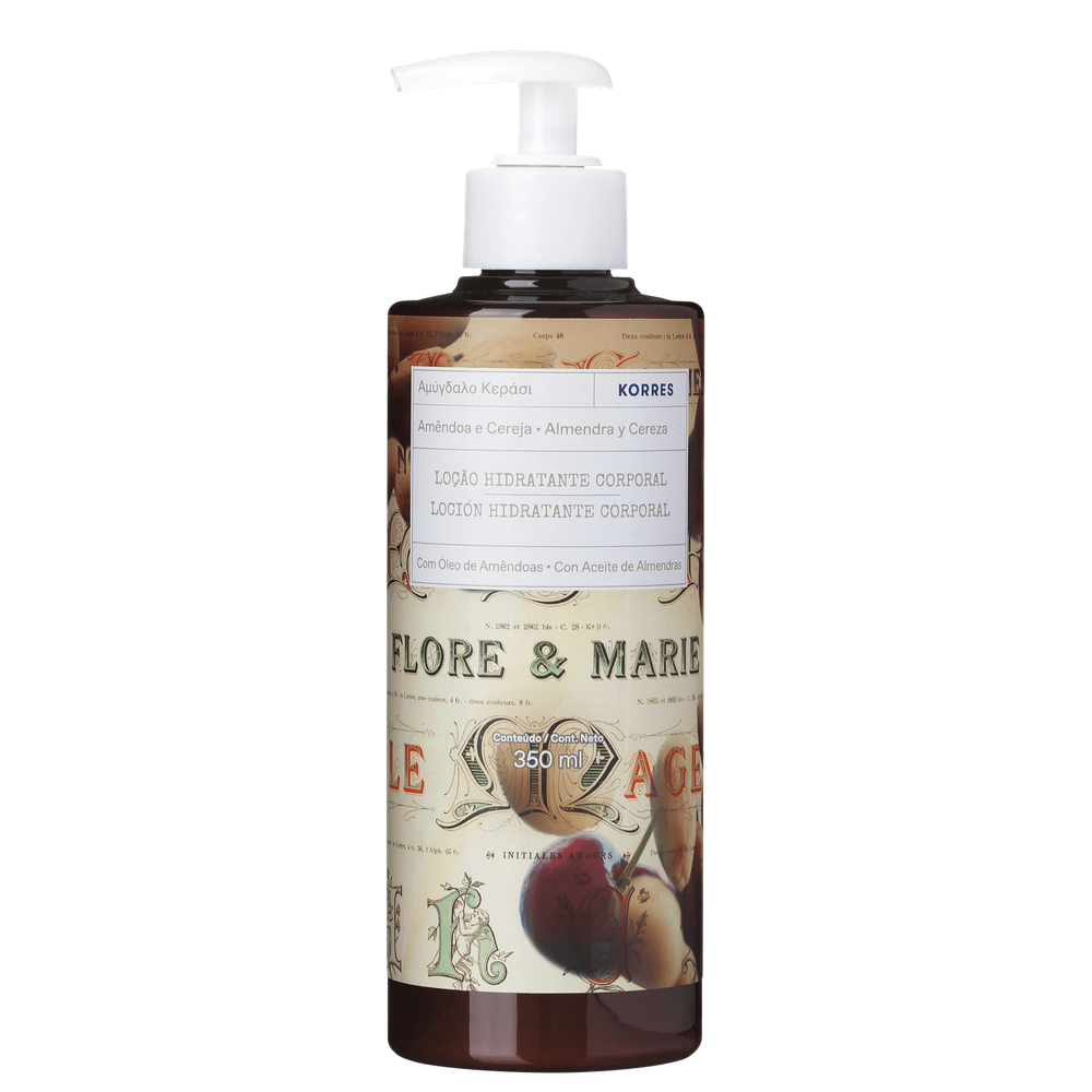 Korres Cereja E Amendoa Creme Hidratante Corporal 350Ml