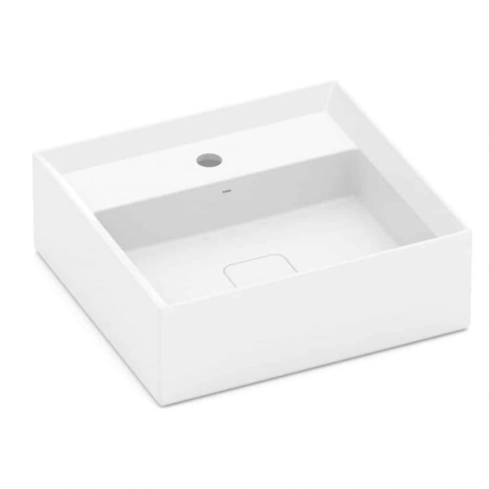 Cuba De Apoio Retangular Com Mesa 450X420 Incepa Platinum P6 Blanco Matte 1450730621108