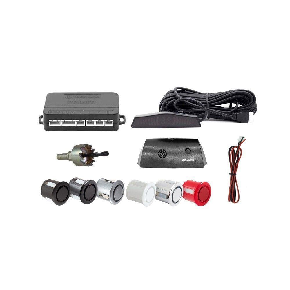 Sensor de Estacionamento 4 Pontos Padrão Universal 18mm TechOne
