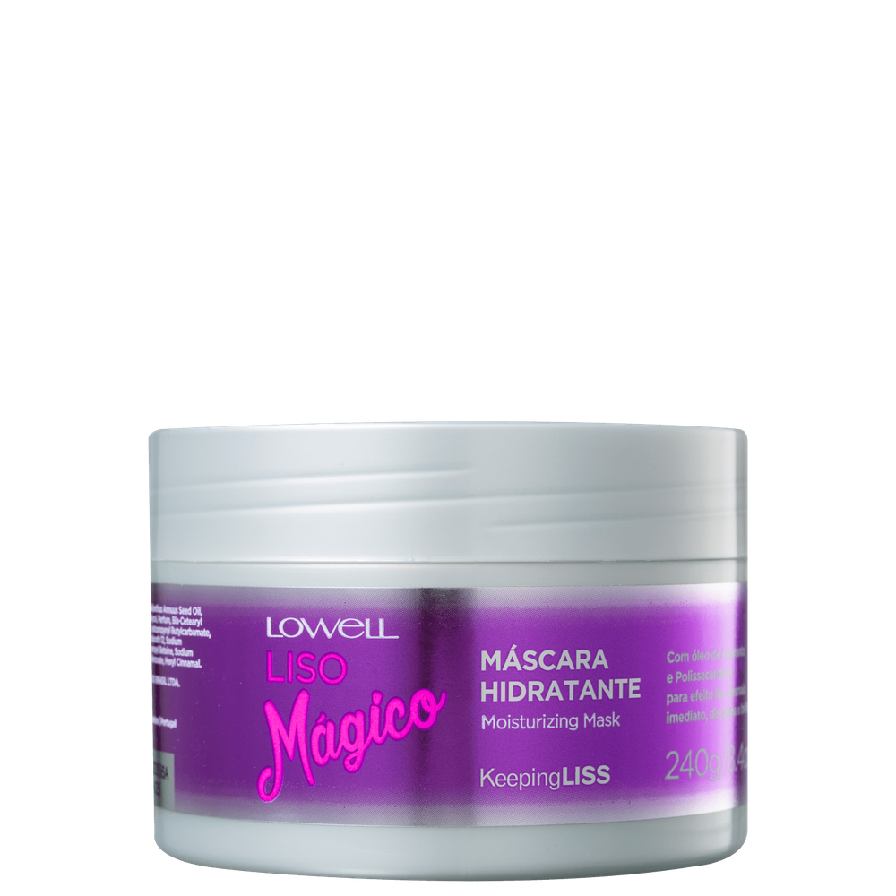 Lowell Liso Mágico - Máscara Hidratante 240gr
