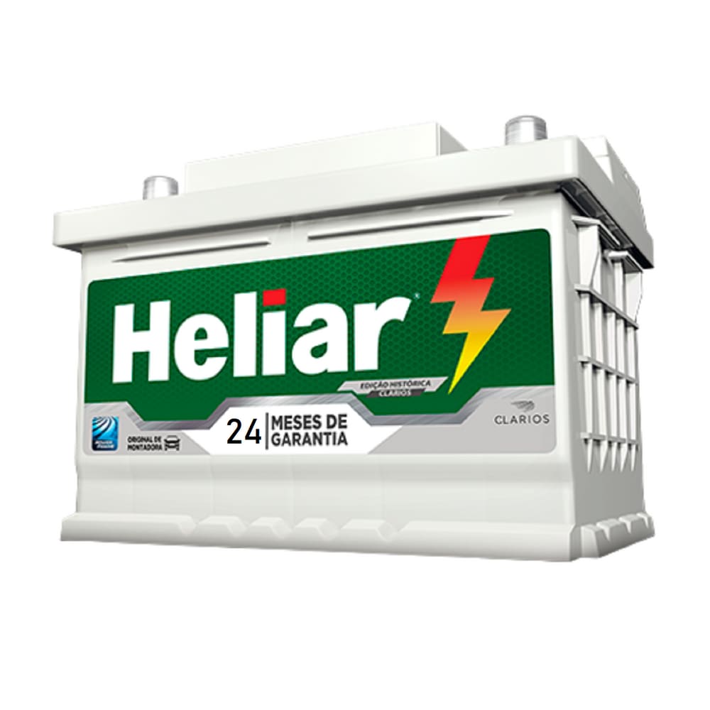 Bateria Heliar Livre De Manutenção 12V 50Ah HNP50GD PEUGEOT 205 206 207 208 306 KWID ZOE COROLLA