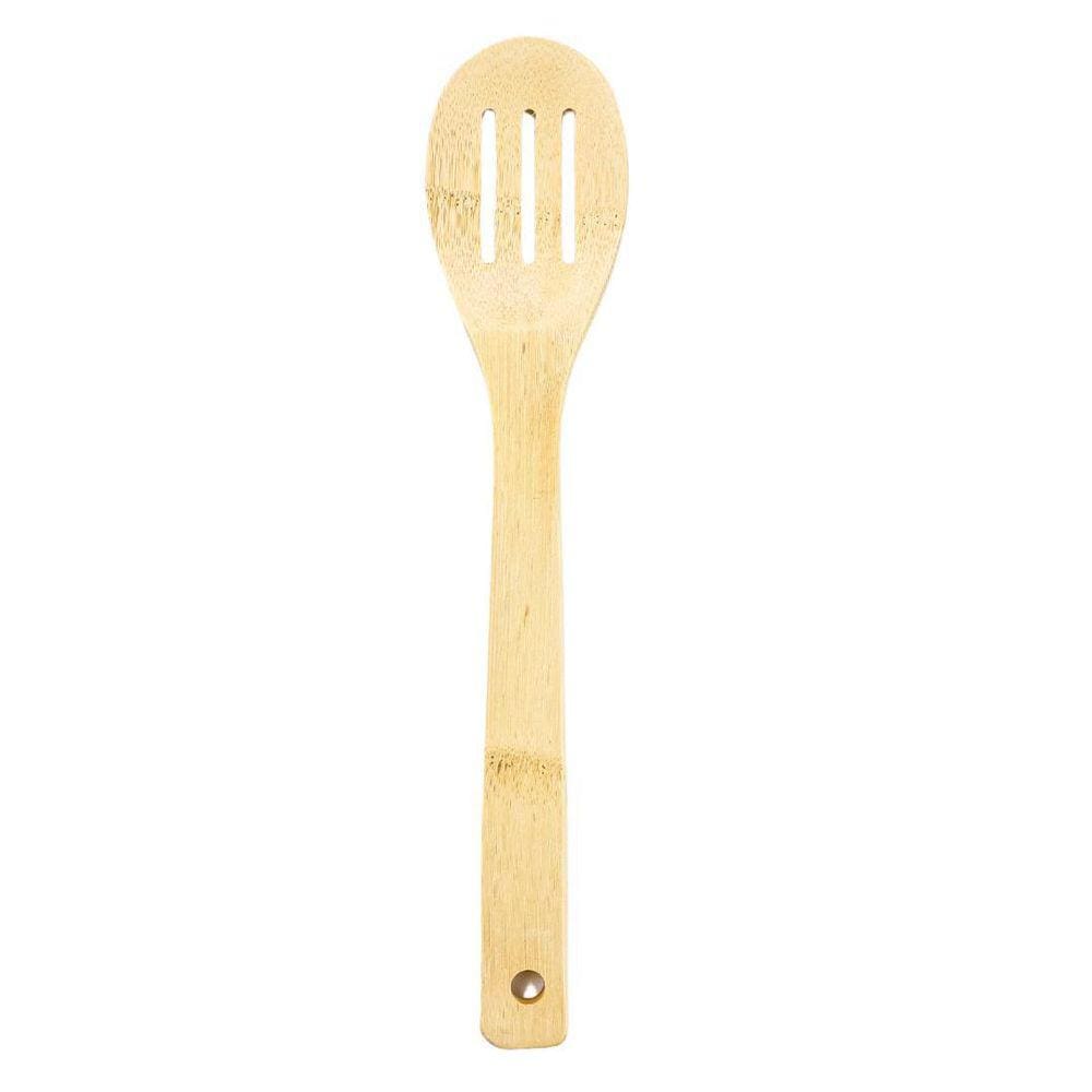 Colher De Pau Vazada Para Arroz De Bambú Ecokitchen 30 Cm