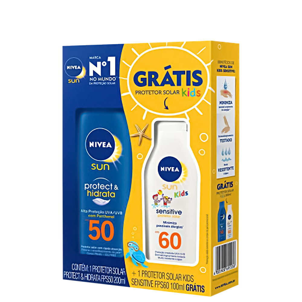 Kit NIVEA Sun Protect & Hidrata Kids (2 Produtos)