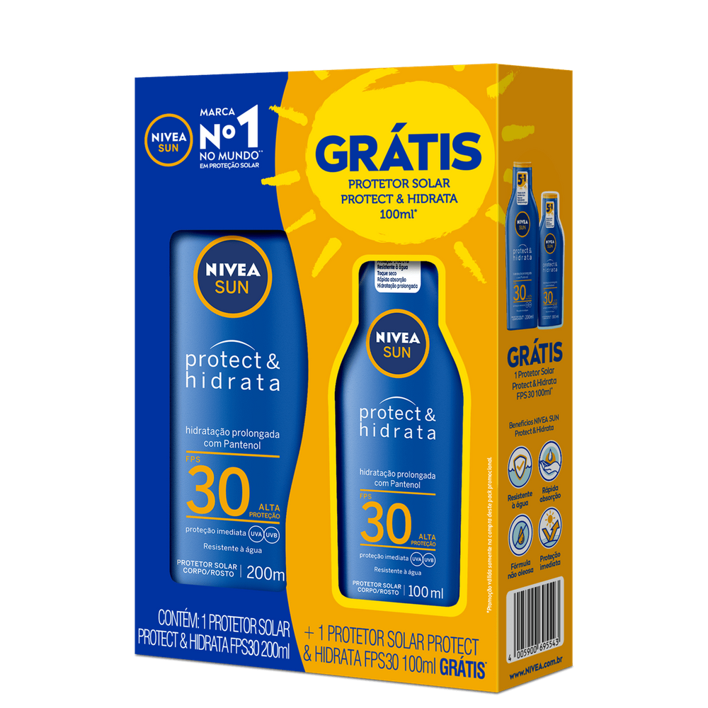 Kit NIVEA Sun Protect & Hidrata FPS30 (2 Produtos)