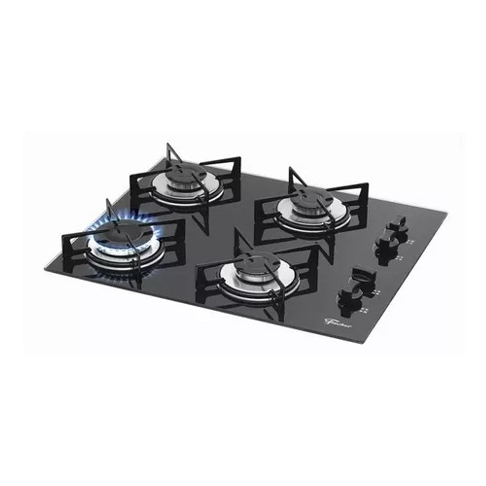 Cooktop A Gás - 4 Queimadores - Preto E Bivolt - Fischer