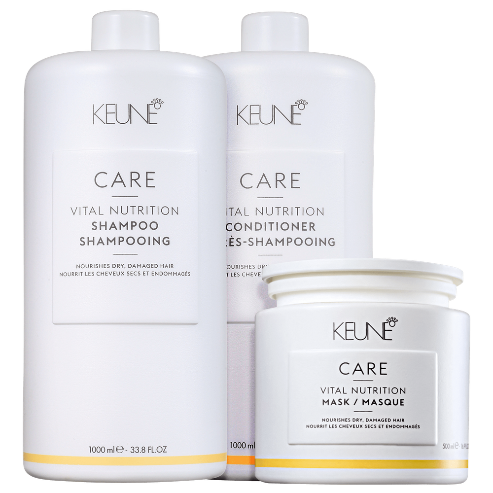 Kit Keune Care Vital Nutrition Trio Salon (3 Produtos)