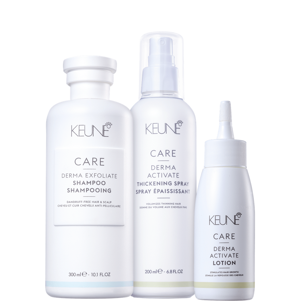 Kit Keune Care Derma Activate Exfoliate Trio (3 Produtos)