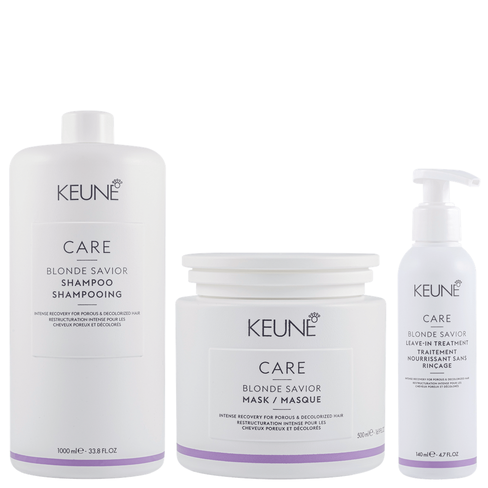 Kit Keune Care Blonde Savior Trio Salon (3 Produtos)