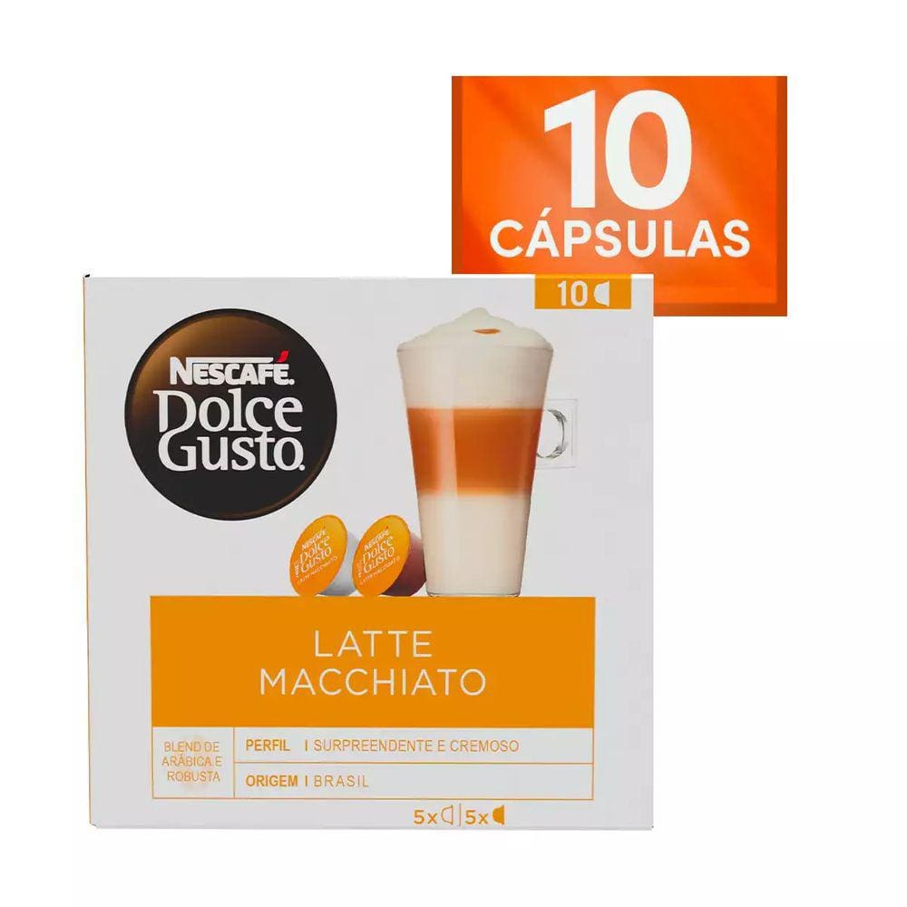 Cápsula Nescafé Dolce Gusto Latte Macchiato 10 un