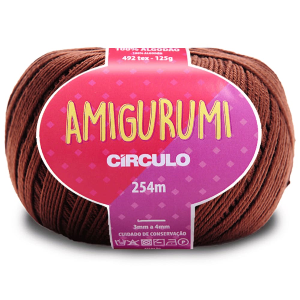 Fio Círculo Amigurumi 100% Algodão - 254m - 125g