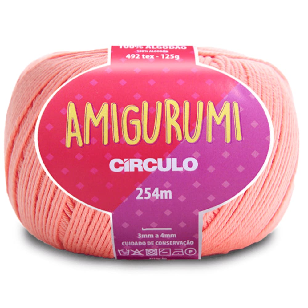 Fio Círculo Amigurumi 100% Algodão - 254m - 125g