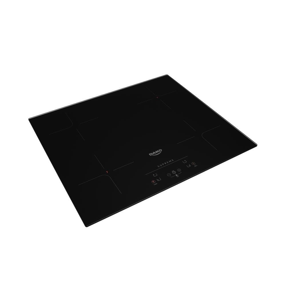 Cooktop de Indução 4 Bocas Preto com Trava de Segurança Dako Supreme 220V