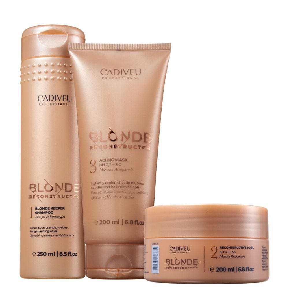 Kit Cadiveu Blonde Reconstructor Care (3 produtos)