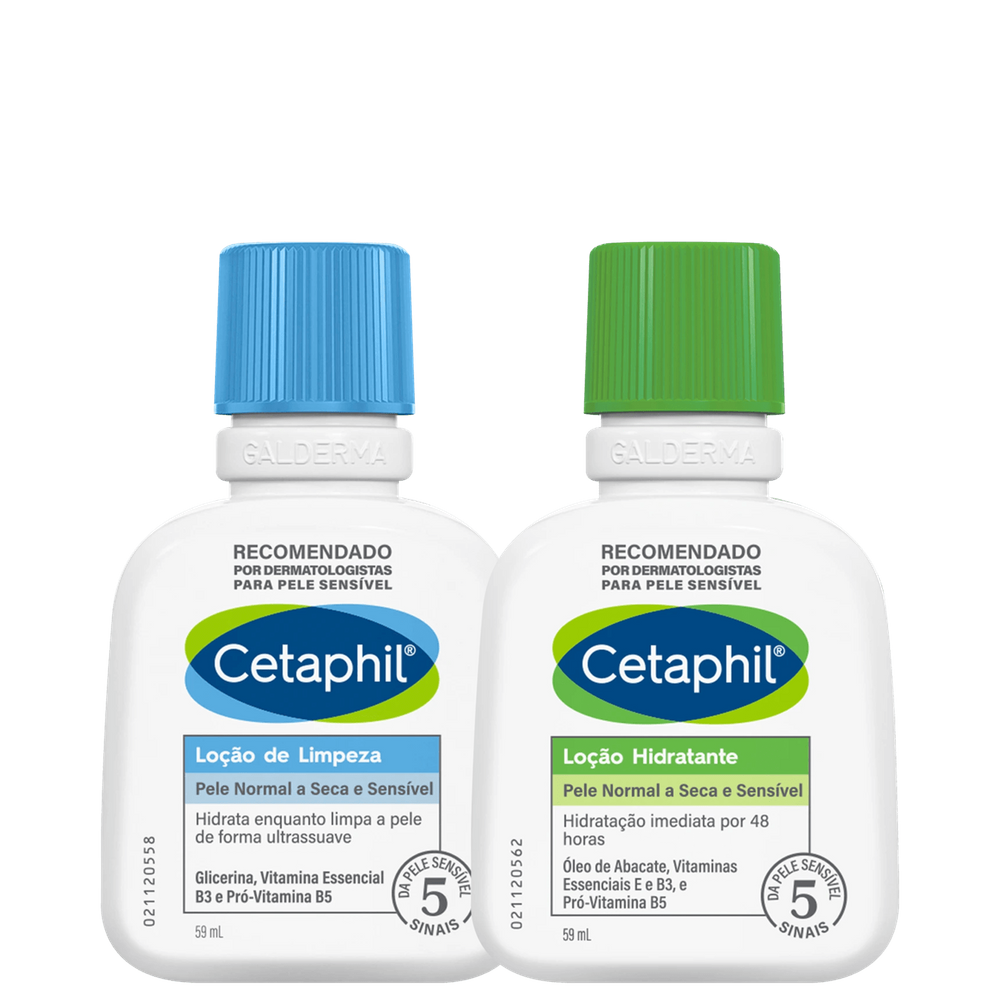 Kit Cetaphil Pele Limpa e Hidratada Duo (2 Produtos)
