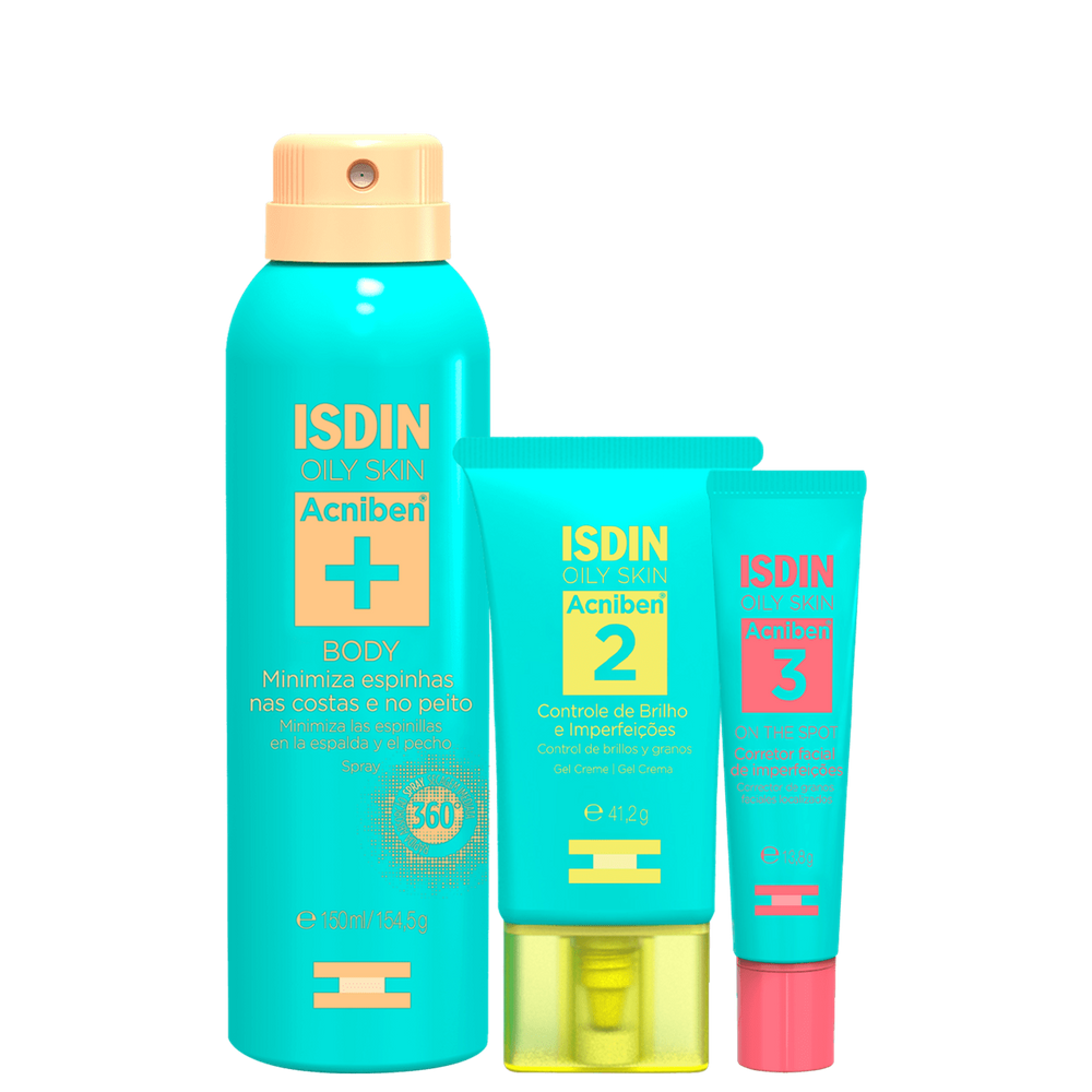 Kit ISDIN Acniben Trio (3 Produtos)