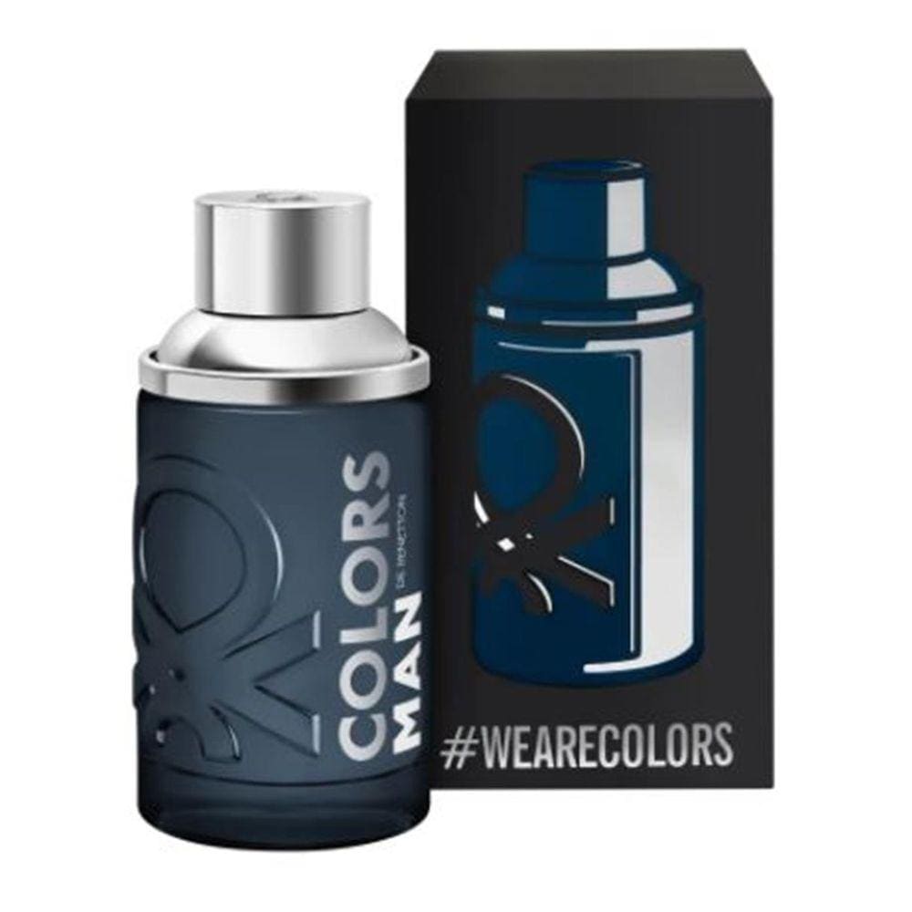 Perfume Benetton Colors Man Black Eau de Toilette Masculino 100ML