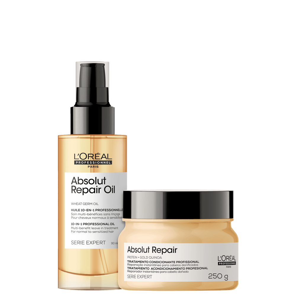 Kit L`Oréal Professionnel Serie Expert Absolut Repair Gold Quinoa + Protein Dupla (2 Produtos)