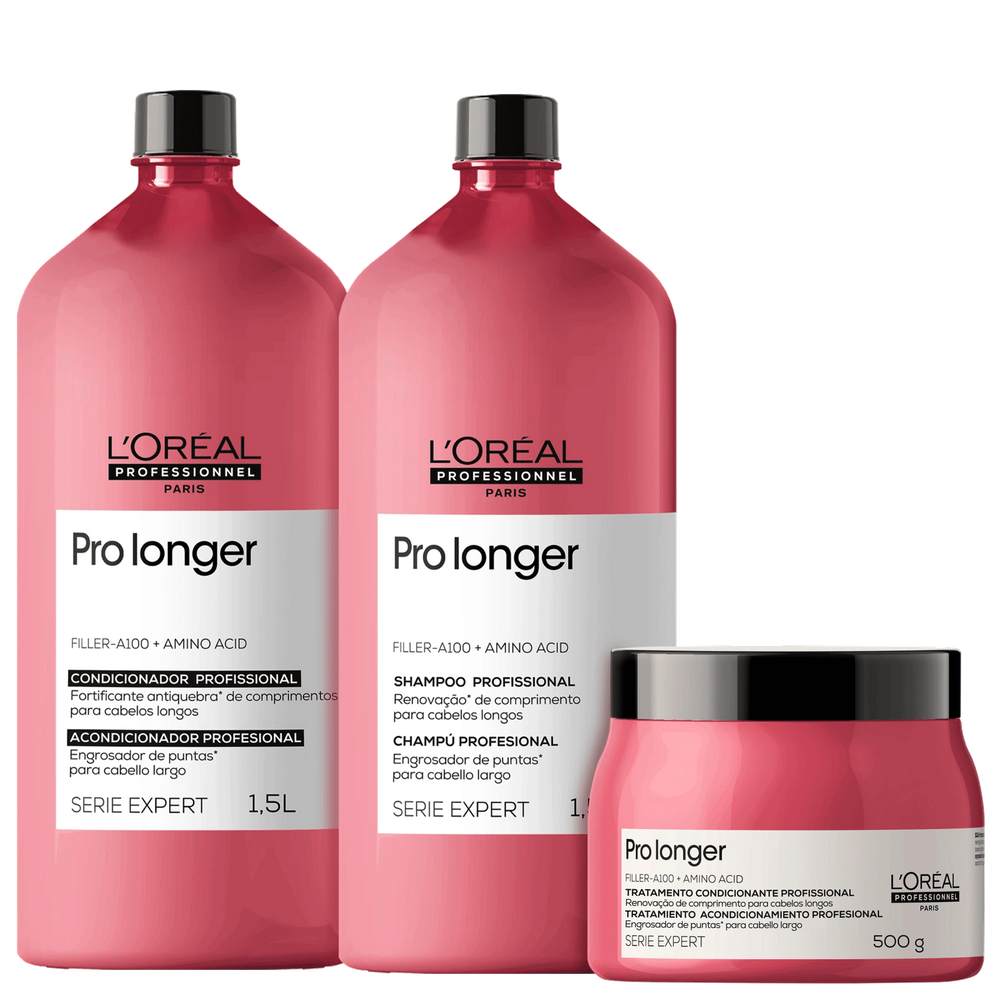 Kit L`Oréal Professionnel Serie Expert Pro Longer Triplo (3 Produtos)