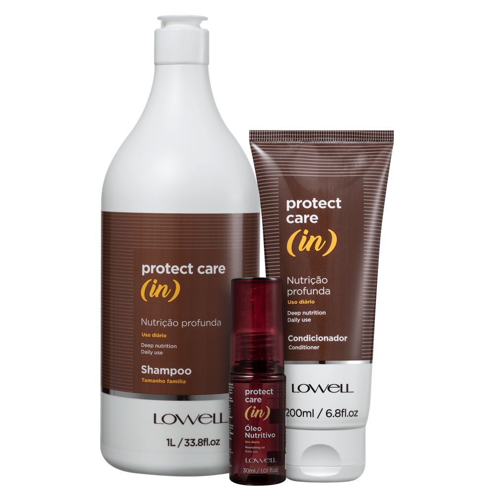 Kit Lowell Protect Care (in) Nutrição (3 Produtos)