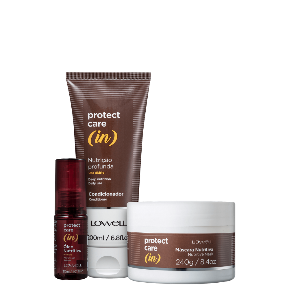 Kit Lowell Protect Care (in) Super Nutrição (3 Produtos)