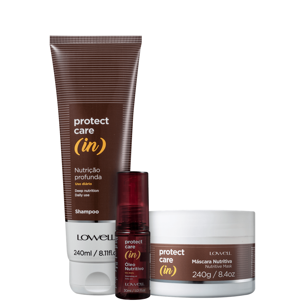 Kit Lowell Protect Care (in) Nutrição Total (3 Produtos)