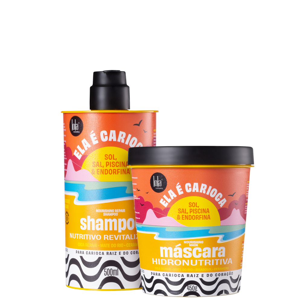 Kit Lola Cosmetics Ela é Carioca Sol, Sal, Piscina & Endorfina Hidronutritiva (2 Produtos)