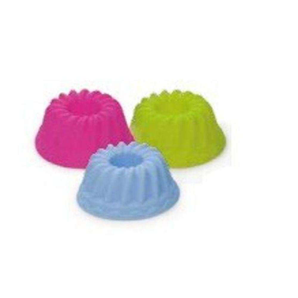 Forma De Silicone Para Confeitaria Com 06 Peças Ref Sn19075