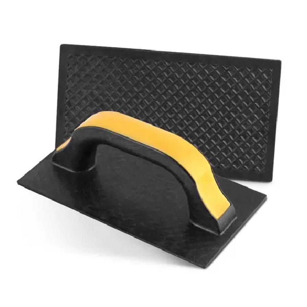 Desempenadeira Pvc Corrugado Preto 17X30cm Roma