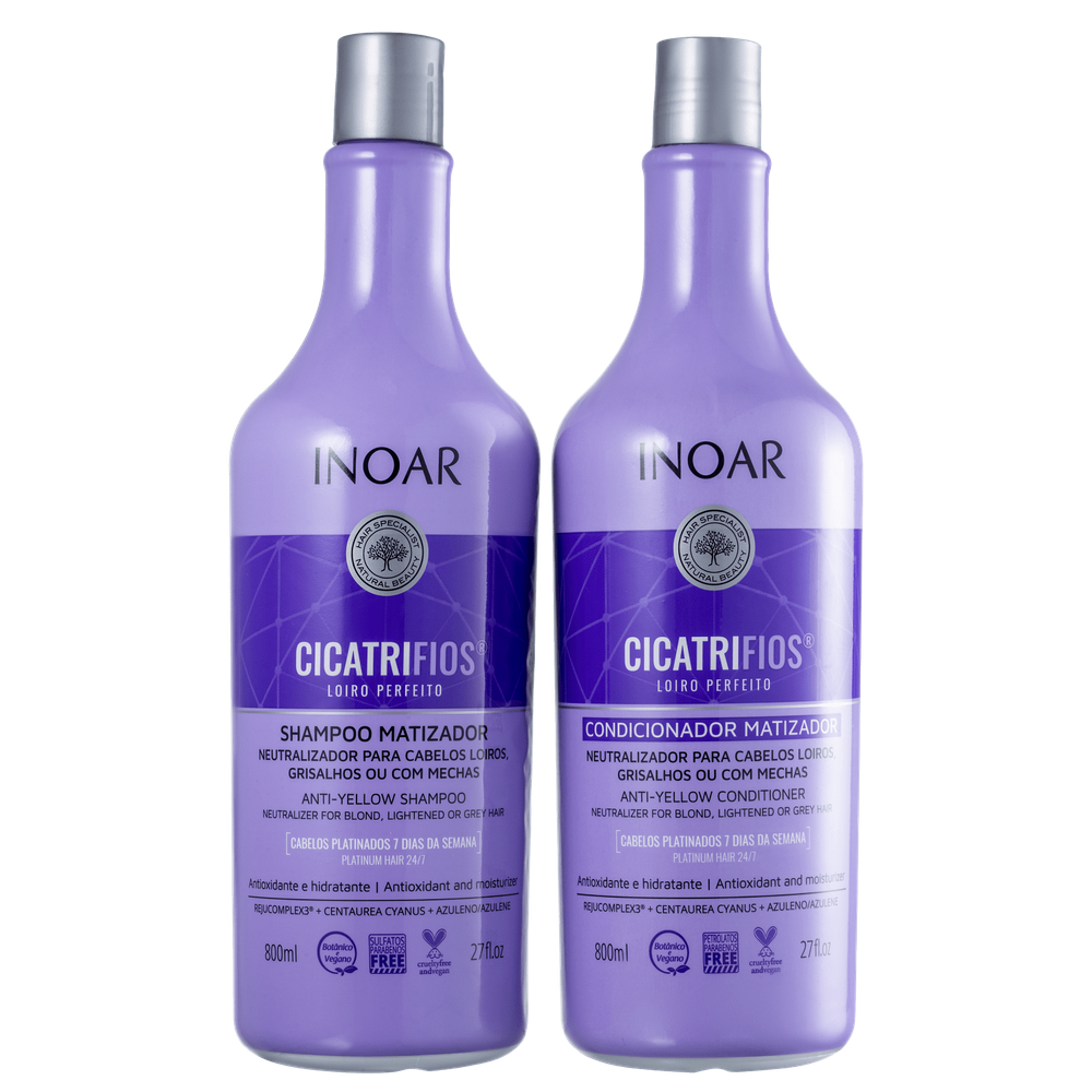 Kit Inoar Cicatrifios Loiro Perfeito (2 Produtos)