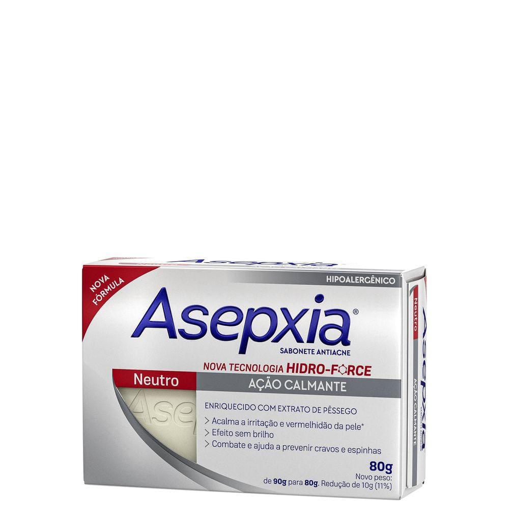 Asepxia Antiacne Neutro - Sabonete em Barra 80g