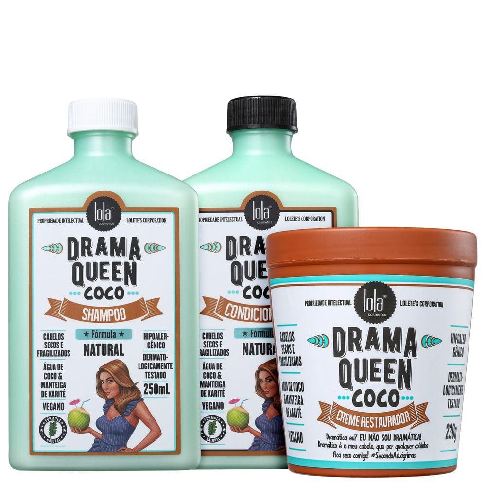 Kit Lola Cosmetics Drama Queen Coco Trio (3 Produtos)