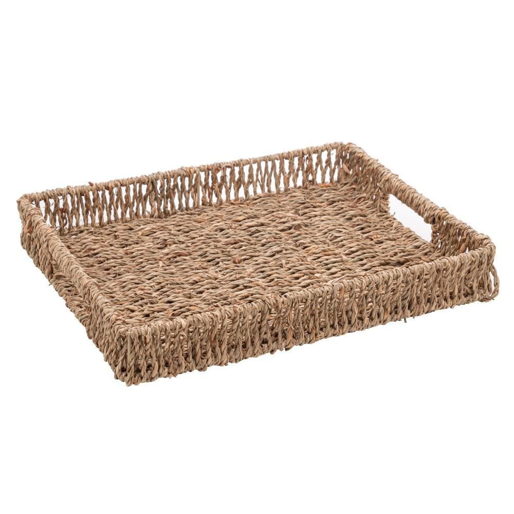 Bandeja Wolff de Sisal 34cm x 26cm x 4,5cm