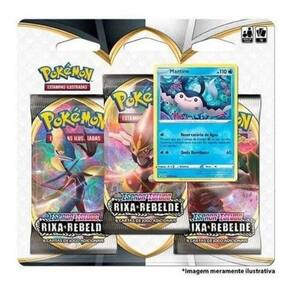 Deck de Cartas Pokemon Blister Quádruplo Rixa Rebelde - Copag