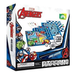 Jogo de Cartas - Marvel - Os Vingadores - Rank - 2 Jogadores ou Mais - Elka