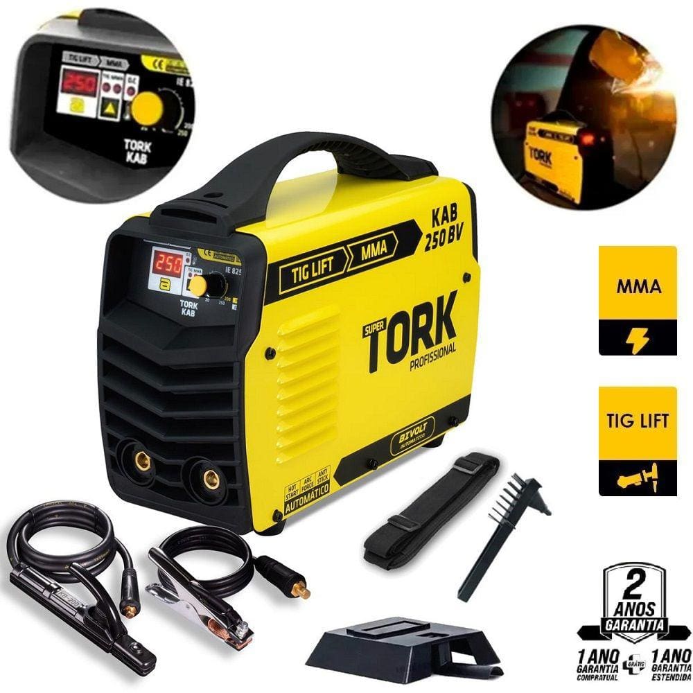 Inversor De Solda 250A Mma Tig Lift Tork Ie-8250 Bv