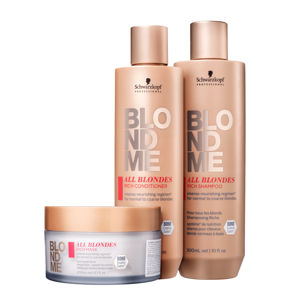 Kit BlondMe Enriquecido para Todos os Loiros Trio (3 Prod)
