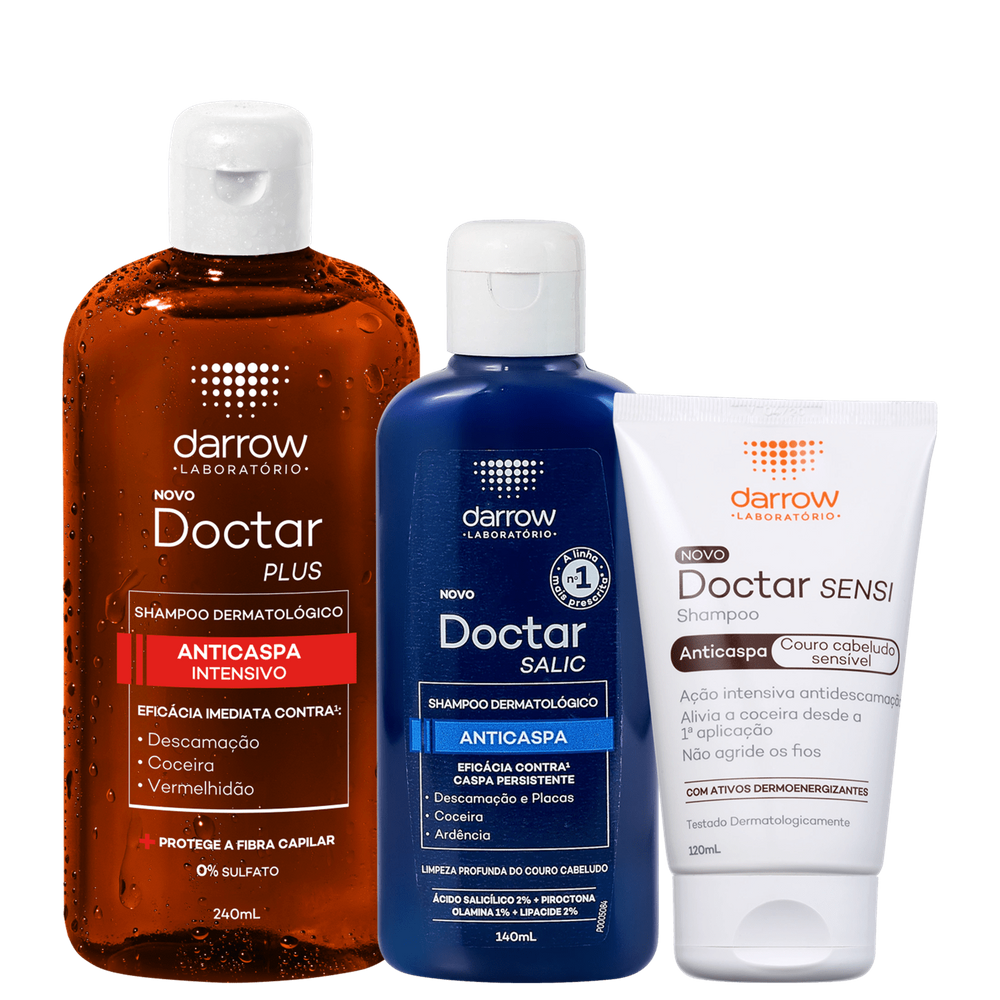 Kit Darrow Doctar Anticaspa Trio (3 Produtos)