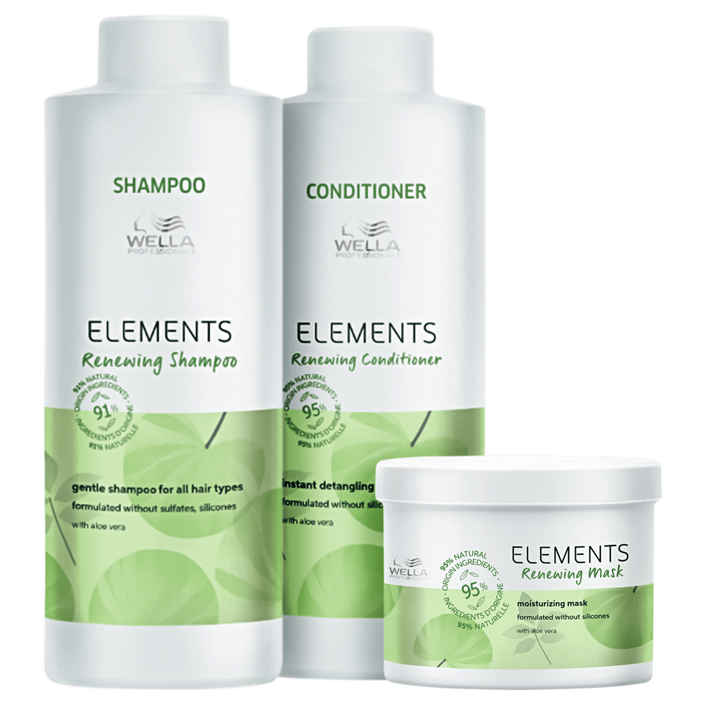 Kit Wella Professionals Elements Renewing Trio Super (3 Produtos)
