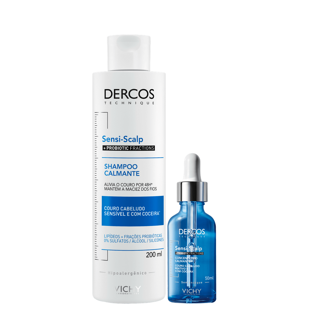 Kit Vichy Dercos Sensi-Scalp Probiotic (2 Produtos)