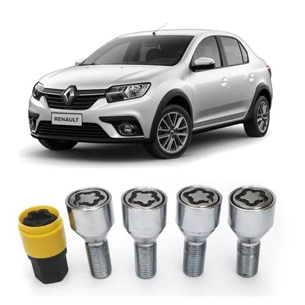 Trava Parafuso Antifurto De Rodas Renault Sandero Logan Captur Duster Oroch Kwid Clio Fluence