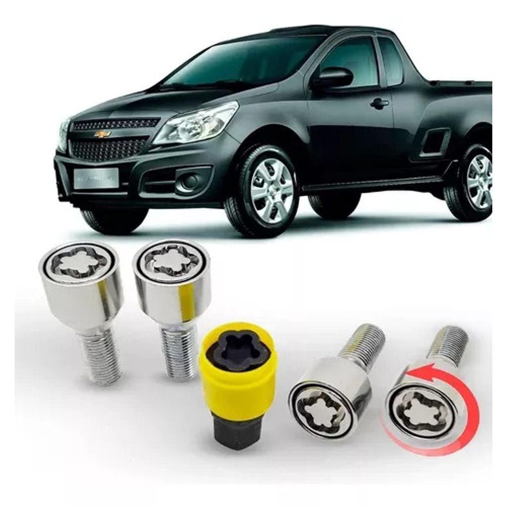 Trava Parafuso Antifurto De Rodas GM Chevrolet Astra Corsa Meriva Zafira Montana Agile Celta Prisma Kadett Vectra