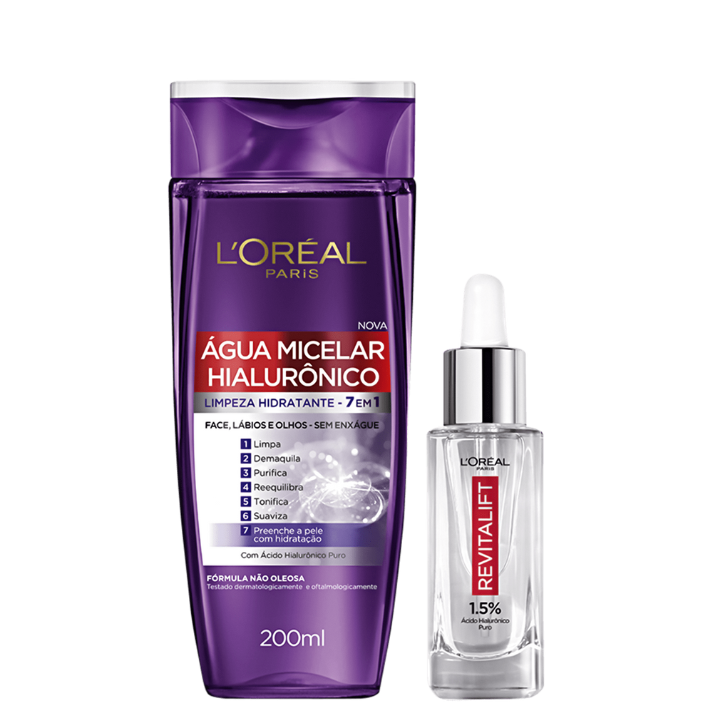 Kit L´Oréal Paris Hialurônico Revitalift (2 Produtos)