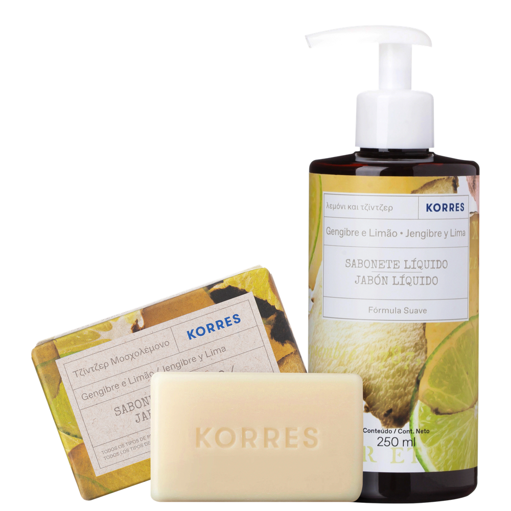 Kit Korres Gengibre e Limão Duo (2 Produtos)