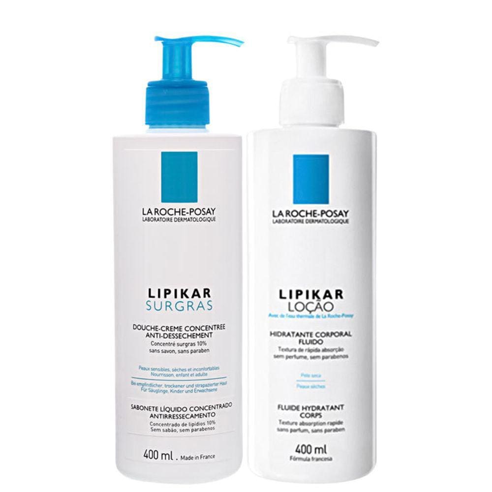 Kit La Roche-Posay Lipikar Surgras Líquido (2 Produtos)