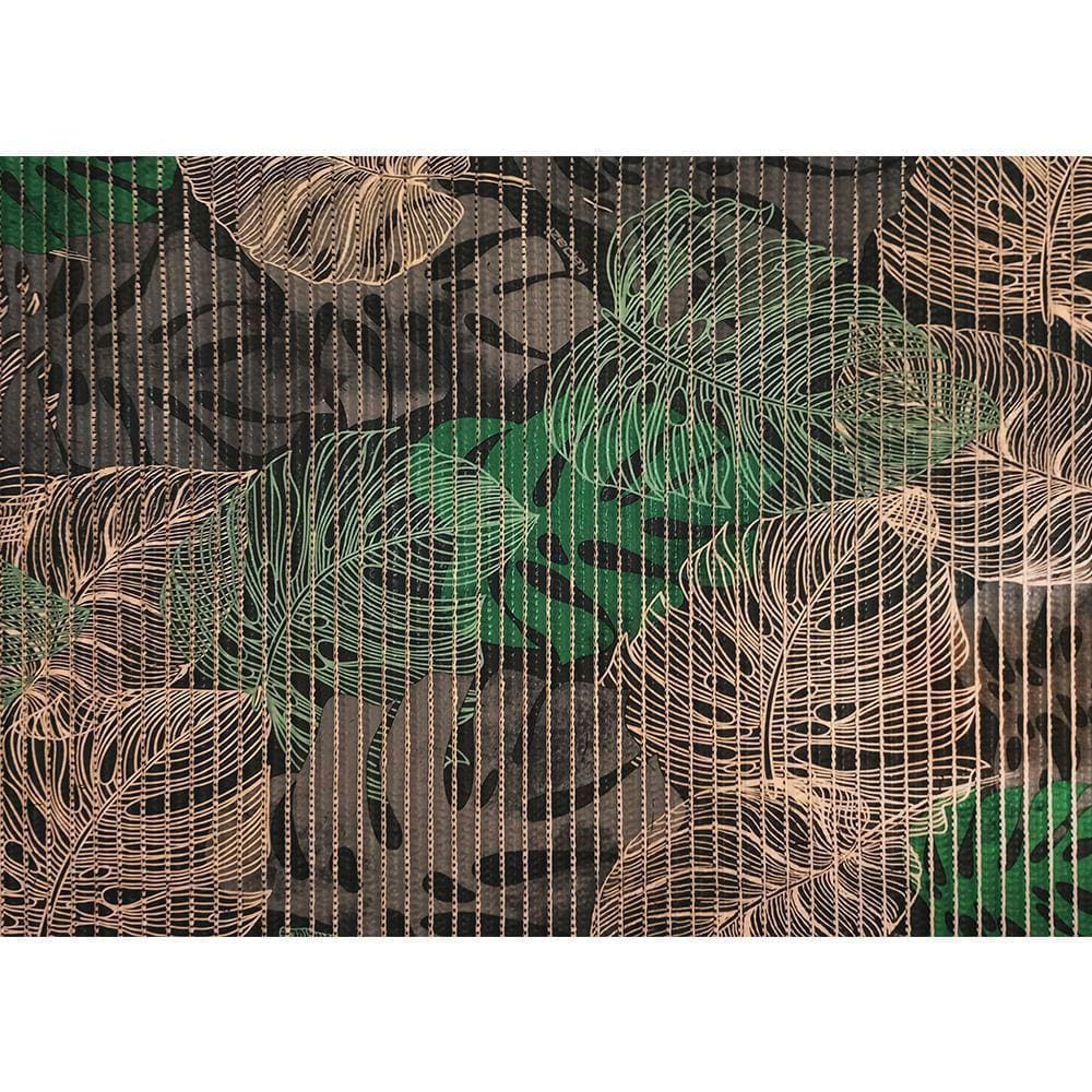 Tapete Antiderrapante Trop Folhagem 43cm x 65cm KAPAZI