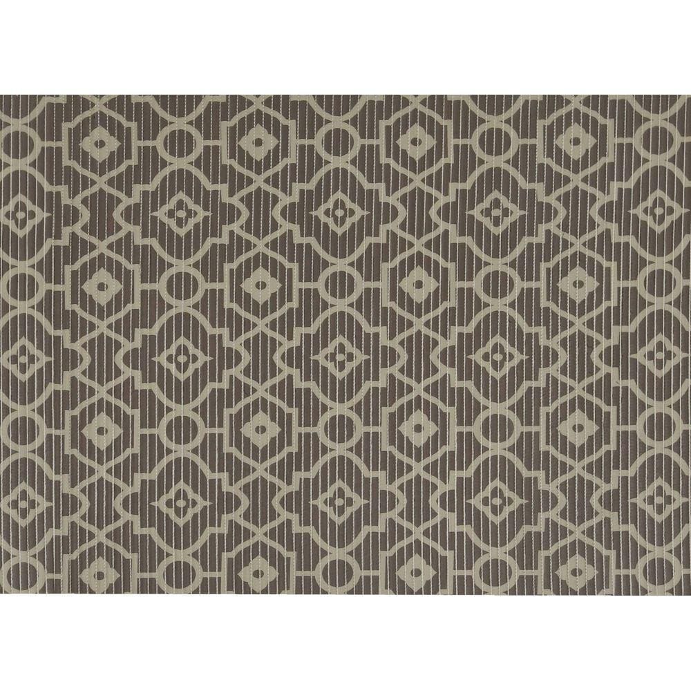 Tapete Antiderrapante Tropical Arabesco Marrom 43cmx65cm