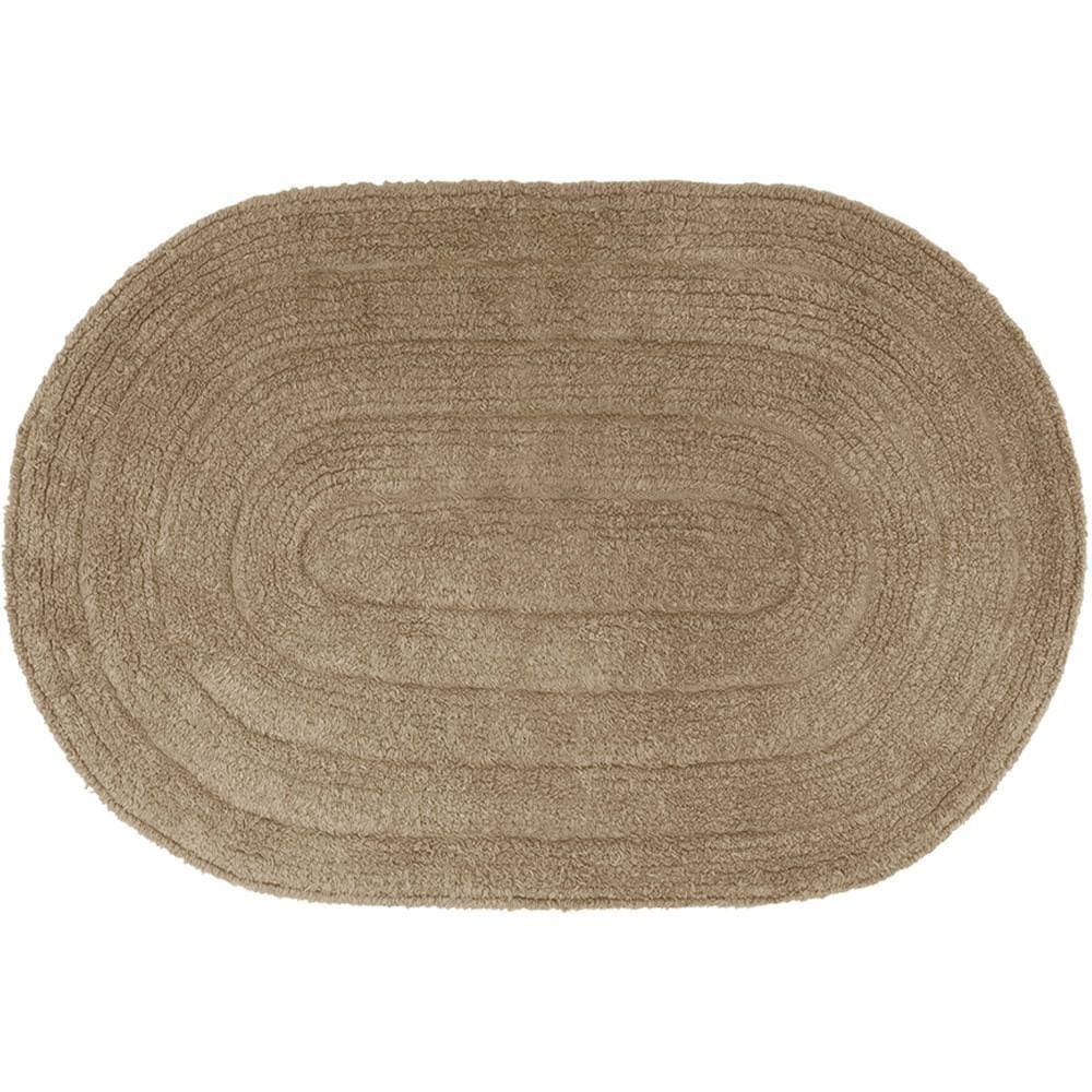 Tapete para Banheiro Allegro Linen Oval 40cmx60cm Kapazi